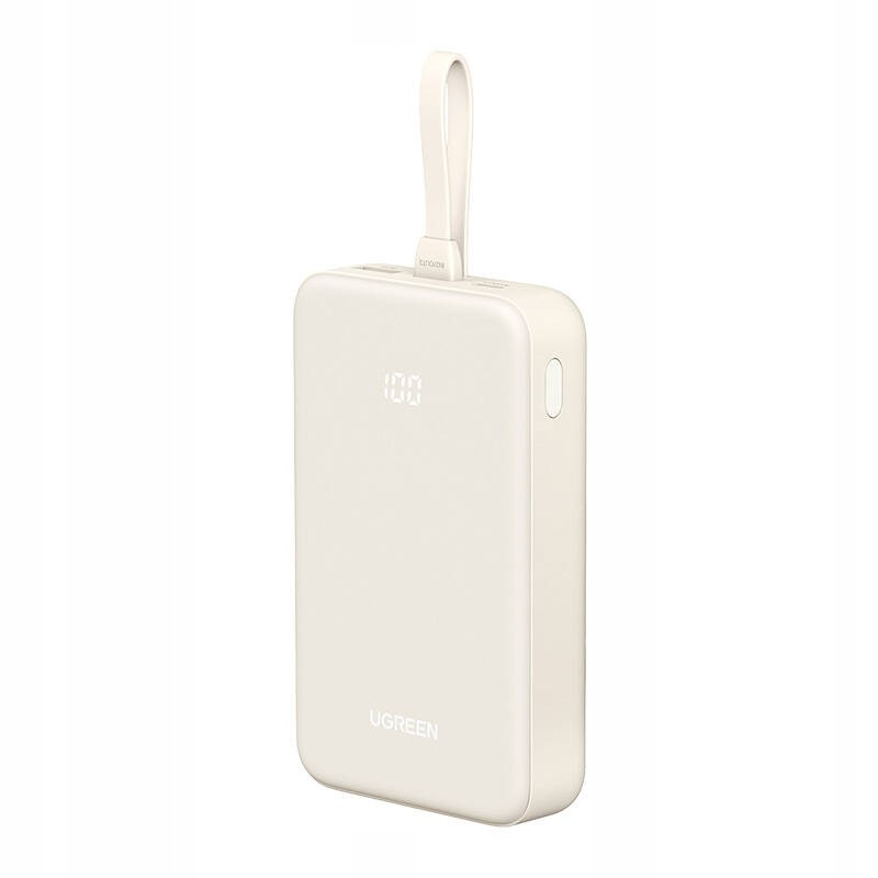 UGREEN 35340 20000mAh Power Bank with Built-in Cable