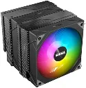 SAMA 6PDW ARGB Black 120mm Dual-Tower CPU Air Cooler
