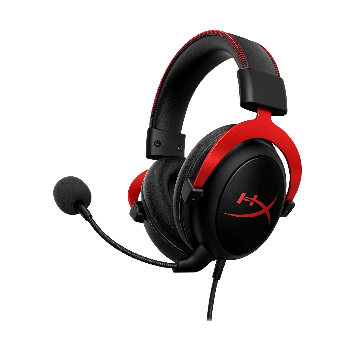 سماعة ألعاب HyperX Cloud II - أسود/أحمر