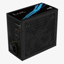مزود طاقة Aerocool LUX سعة 550 واط - معتمد 80+ برونزي، أسود