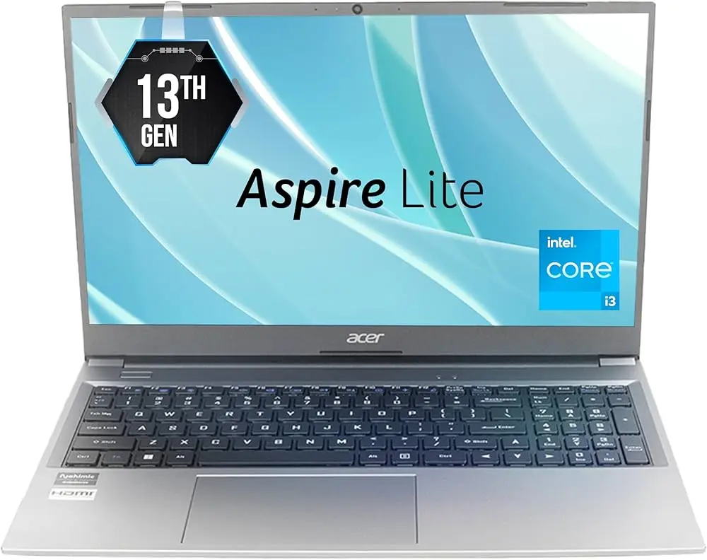 لابتوب أيسر Aspire Lite i3-1305U 8GB 256GB SSD 16 بوصة FHD