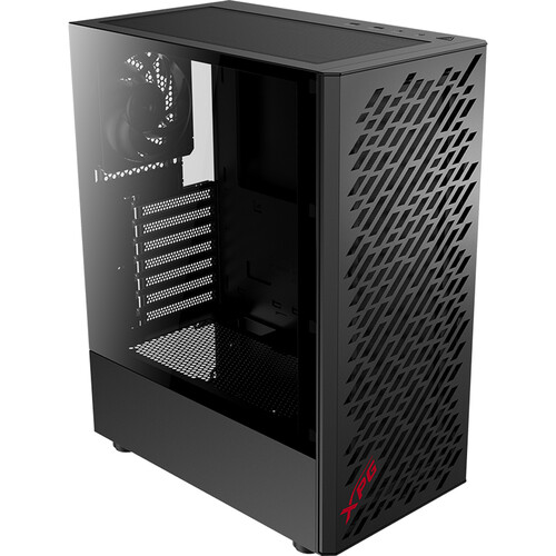 XPG VALOR AIR Compact ATX Mid-Tower Case with Tempered Glass - Black
