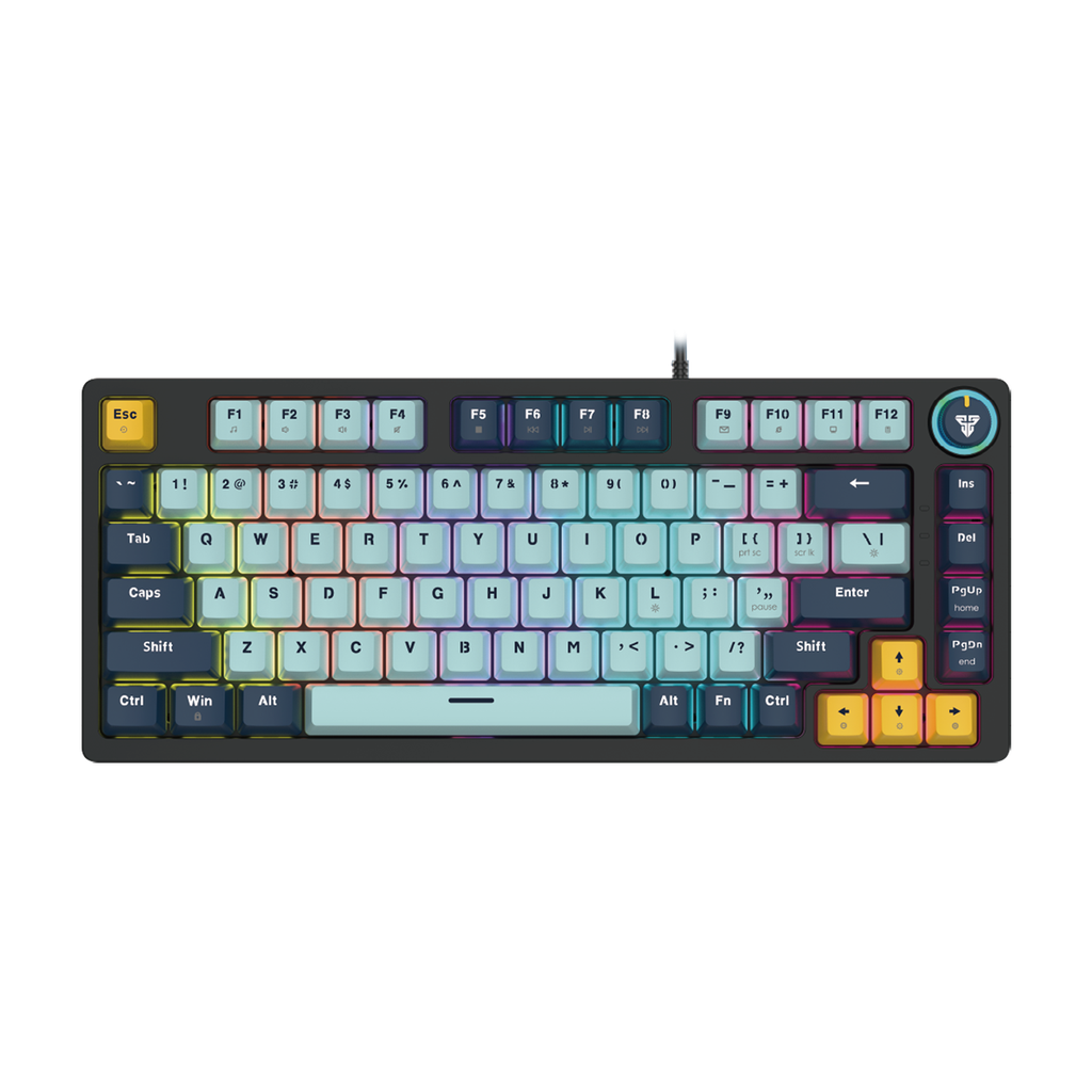 لوحة مفاتيح فانتك ATOM81 MK875V2 إصدار ميزو ميكانيكية بمقاس 75% قابلة للتبديل الساخن - سويتش أحمر